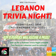 Nov 01, 2020 · november has just one birthstone, the radiant topaz. Msu Lebanese Student Association Join Us This Wednesday November 4th At 5pm For Trivia On Lebanon It Will Be A Nice Way To Sit Back And Learn Fun Facts About Our