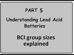 sizes battery what mean group do