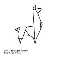 Origami Lama Recherche Google Dibujos Geometricos Faciles Dibujo Geometrico Dibujo Con Lineas