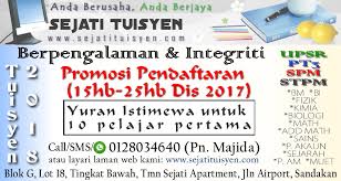 Borang pendaftaran calon upsr pt3 spm mykssr com. Promosi Pendaftaran Tuisyen 2018 Sejati Tuisyen Sandakan