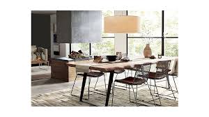 Yukon Natural Dining Table Crate And Barrel In 2020 Metal Dining Chairs Dining Table Dining Chairs