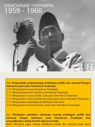 Keadaan sosial pada masa demokrasi terpimpin. Demokrasi Terpimpin