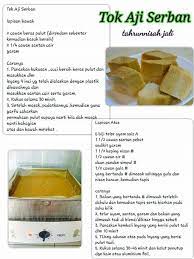 Sementara itu, terdapat hanya telur dan santan di lapisan atas tok aji serban. Tok Aji Serban Malaysian Food Recipes Cooking