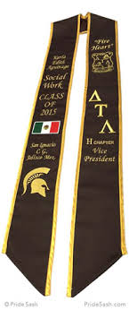 Design your own stole or sash with our easy to use builder. Custom Graduation Sashes By Pride Sash Personalize Your Sash