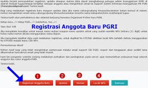 Dapatkan tampilan yang anda inginkan dengan mudah. Cara Registrasi Anggota Baru Dan Lama Pgri Online Website Pendidikan
