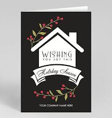 Christmas Wishes Holiday Card Real Estate Christmas Cards Happy Holiday Greeting Cards Realtor Christmas Cards