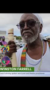 Award-winning author and theatre practitioner Winston Farrell also shared  his thoughts