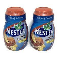 Nestea Sweet Iced Tea Mix Lot Of 2 Containers 45 1 Oz Each May 2020 Sealed Nestea Iced Tea Brands Nestea Unsweetened Iced Tea