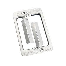 How do i make sure it is leveled? Mounting Bracket Wall Plate Low Voltage Support Single 1 Gang Quickport Metal Wall Insert Telephone