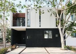 Black And White Modern House Design Warm Architects Architecture Design Modern House Exterior Architecture