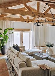 Majestic Mediterranean Style Living Room Decor With Riviera Sectional Replica Decor Home Living Room Beams Living Room Living Room Sets Furniture