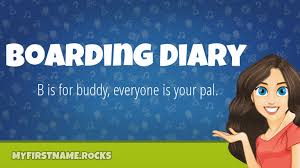 Boarding Diary First Name Personality & Popularity