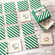Memory Spiel Fur Kinder Ganz Einfach Selbst Gemacht Mit Stampin Up Stempelset Tierische Grusse Spiele Selber Basteln Memory Spiele Spiele Selber Machen