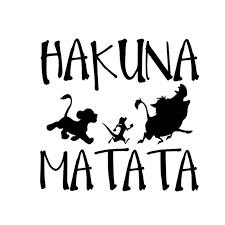 Hakuna matata coloring pages at getcoloringscom free template. Hakuna Matata Lion King Simba Car Styling Vinyl Sticker Walmart Com Walmart Com