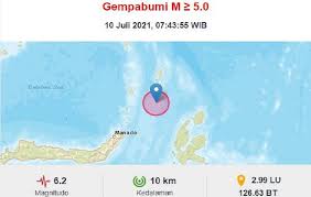 We did not find results for: Gempa Terkini M6 2 Guncang Melonguane Sulut Bmkg Tak Berpotensi Tsunami Bagian 1
