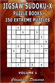 We are, quite simply, mad about puzzles! Jigsaw Sudoku X Puzzle Books 250 Extreme Puzzles Volume 1 Handy 6 X 9 Inch Book Layout Only 2 Puzzles Per Page Amazon Co Uk Demarco Christian 9781070662565 Books