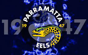 The parramatta district rugby league football club was formed in 1947, with their first grade side playing their first season in the new south wales rugby football league premiership's 40th season in 1947. Parramatta Eels 1947 Lightning Wallpaper By Sunnyboiiii National Rugby League Nrl Memes Nrl