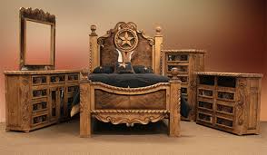 Find great deals on ebay for king size bedroom sets. Lmt Rope And Star Rustic Bedroom Set With Cowhide Accents Dallas Designer Furniture