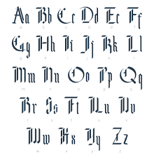 Blackletter Modern Gothic Font With Images Gothic Alphabet Gothic Fonts Lettering Alphabet
