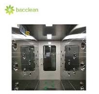 Clean Room Air Shower Rooms With Vertical Air Flow Automatically Stainless Steel Air Shower