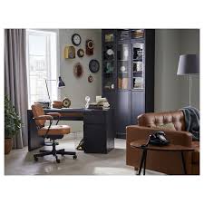 Premium office desks allow you to work comfortable for long durations. Malm Desk Black Brown 140x65 Cm Ikea
