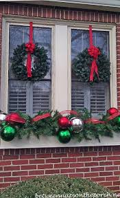In our house, we're the kind of diy decor enthusiasts who love using any holiday or season change as an opportunity to decorate every inch and surface available. Christmas Decorating Ideas Porches Doors And Windows Between Naps On The Porch