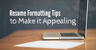best resume formatting tips to make it