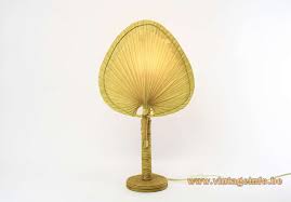 Designer ceramic oil lamp tetrahedron vintage unique decorative lamp table lamp model 12 904. Uchiwa Fan Table Lamp Vintageinfo All About Vintage Lighting