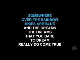 Somewhere Over The Rainbow Radio Version In The Style Of Katharine Mcphee Karaoke Video Youtube Karaoke Over The Rainbow Somewhere Over