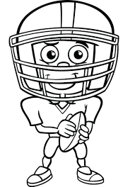 Become a fan on facebook! Football Coloring Pages Printable Player Free Online Coloring Pages