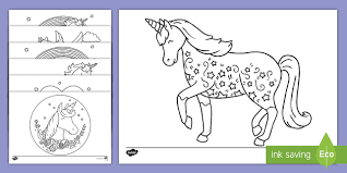 You will see a variety of poses in unicorns from standing up on two legs, to fully flying as well as looking ready for battle with its horn pointed forwards. Printable Unicorn Colouring Pages For Kids Teacher Made