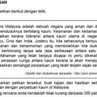 Etuisyen spm bahasa melayu bab tatabahasa analisa kesalahan ejaan. Contoh Soalan Bahasa Melayu Pt3 Jawapan