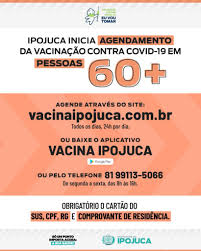Jun 22, 2021 · para agendar a vacinação é necessário acessar o aplicativo, verificar os locais e escolher os horários disponíveis. Ipojuca Abre Agendamento De Vacinacao Contra Covid 19 Para Pessoas Com Mais De 60 Anos Prefeitura Do Ipojuca