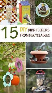 15 Diy Bird Feeders From Recyclables Diy Bird Feeder Bird Feeder Craft Bird Feeders For Kids To Make