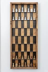 How to make a diy outdoor chess set. Diy Vertical Chess Board Playable Art The Navage Patch