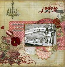 J Adore C 1963 Vintage Scrapbook Photo Scrapbook Heritage Scrapbooking