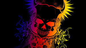 The best quality and size only with us! 2987435 1920x1080 Skull Colorful Gradient Black Dark Devil Wallpaper Jpg 263 Kb Cool Wallpapers For Me
