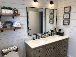 Its freestanding frame is made from a blend of solid and engineered wood with a fresh, neutral finish. Charming Farmhouse Bathroom Decor 13 Simple Sweet Ideas