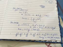 How Do You Find The Domain And Range Of Y Sqrt 3x 5 Socratic