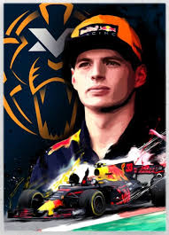 Max Verstappen Paintingart Poster By Micho Abstract Displate In 2021 Red Bull Racing Max Verstappen Racing Driver