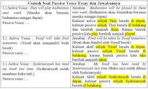 Rewrite the sentences in passive voice! 30 Contoh Soal Passive Voice Essay Dan Jawabannya Khoiri Com