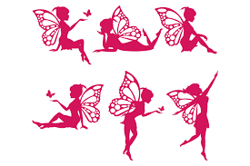 Maybe you would like to learn more about one of these? Fairy Silhouette Collection Grafik Von Curutdesign Creative Fabrica