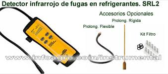 Gowe detector de fugas de refrigerante inflamable gas refrigerante halógena fugas de gas alarma: Detector Infrarrojo De Fugas De Gases Refrigerantes Cfc Hfc Hcfc Modelo Wg Srl2 Tienda On Line