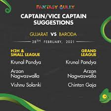 Arzan rohinton nagwaswalla hails from a small village located in the indian state of gujarat, just around the maharashtra border. Guj Vs Brd Gujarat Vs Baroda Fantasy Dream Team Prediction Fantasy Cricket Tips For Match 77 Of Vijay Hazare Trophy 2021