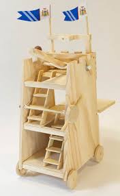 Siege Tower Medieval Siege Engines Additional Photo Inside Page Wooden Toys Wood Toys Wooden