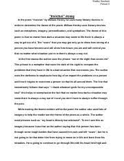 Invictus By William Ernest Henley 090819 Docx By William Ernest Henley Invictus Out Of The Night That Covers Me Black As The Pit From Pole To Pole I Course Hero