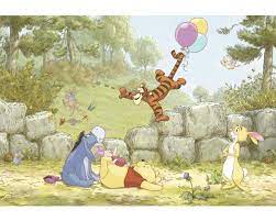 Rabbit, winnie the pooh, eeyore and tigger pose for photos as winnie the pooh receives a star on the hollywood. Fototapete Disney Winnie Pooh Balloon 368 X 254 Cm Bei Hornbach Kaufen