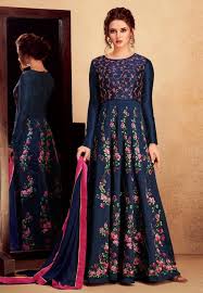 Ethnic emporium women's bollywood floral thread embroidery anarkali dress gown salwar kameez. Pin On Latest Designer Anarkali Suits