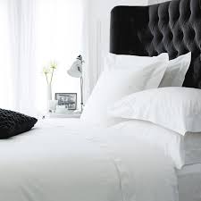Black And White Headboard Savoy Bed Linen Collection From The White Company Bed Linens Luxury Black Headboard Bedroom Inspirations