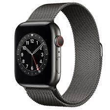 The apple watch 6 (or apple watch series 6, if you want to be all proper about it) is the latest watch from the company alongside the apple watch se that launched at the same time. Apple Watch Series 6 Gps Cellular 44mm Graphite Stainless Steel Case With Graphite Milanese Loop Apple Ae